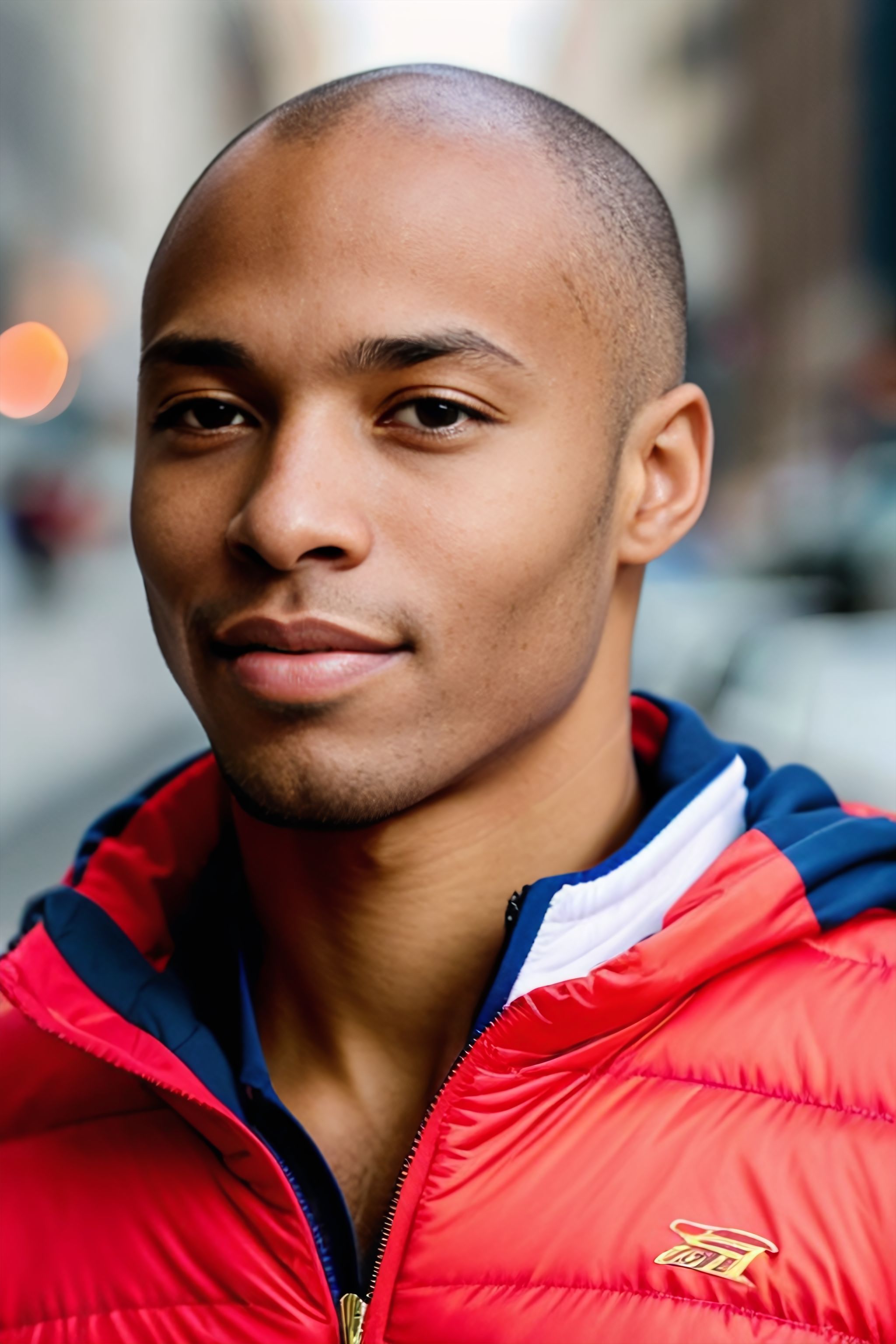 Portrait generated with Stable Diffusion.